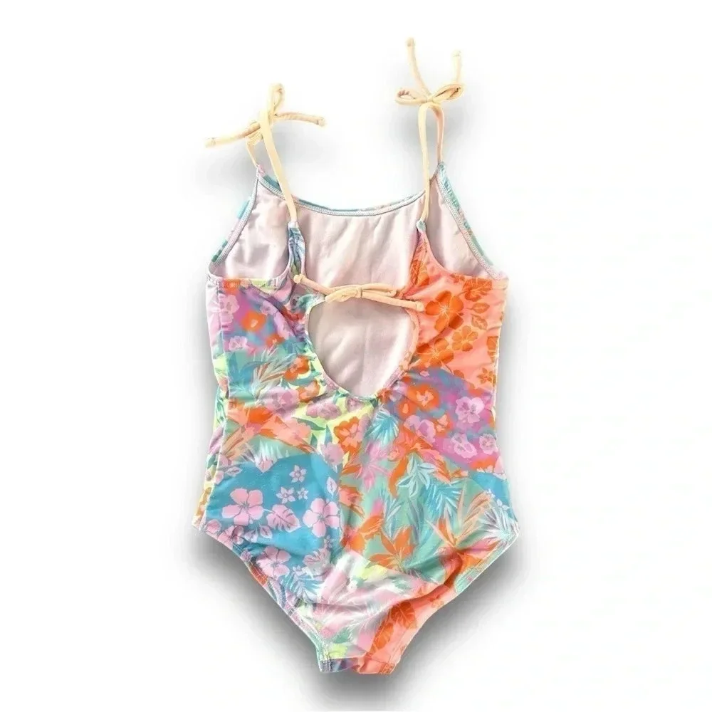 Cat & Jack | Tropical Floral One Piece Swimsuit (M) 🌺